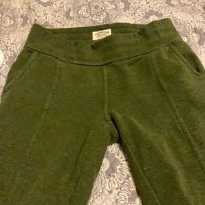 Green joggers from Prana